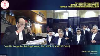 20 November 2024  Court No 8  Live Streaming of the Court proceedings [upl. by Ariana]