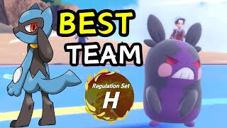 BEST TEAM Pokemon VGC 2025 Reg H Scarlet and Violet Competitive Wifi Battle [upl. by Marcille]