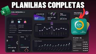 As Melhores Planilhas de Controle Financeiro Pessoal e Empresarial Nem Parece Excel [upl. by Namlas363]