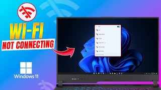 How to Fix Laptop Not Connecting to WiFi on Windows 1011  WiFi Connection issues [upl. by Noevart386]