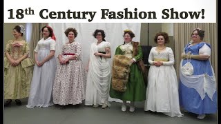 The History of Womens Fashion 1770s to 1800s with a Fashion Show [upl. by Noraj]