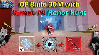 Human V4 E Claw  Portal  CDK Combo Blox Fruits Bounty Hunting Road to 30M Honor [upl. by Selwyn]