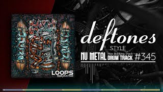 Nu Metal Drum Track  Deftones Style  85 bpm [upl. by Ecirad]