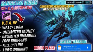 🔥 Gangster Vegas Mod Apk 640f Highly Compressed  Unlimited Money Diamonds Vip 10 Working 100 [upl. by Aihsened]