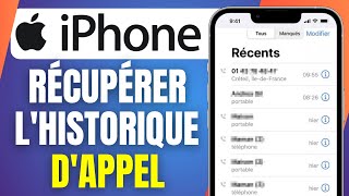 Comment Recuperer Journal Dappel iphone  Comment Récupérer Lhistorique Dappel Sur Iphone [upl. by Paris]