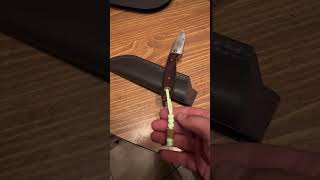 Glow in the dark paracord knife DIY lanyard shorts reels fyp knife paracordtutorials diy camp [upl. by Aliekat]