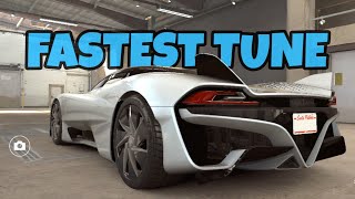 CSR2 SSC Tuatara Concept White Fastest Tune amp Shift Pattern [upl. by Suoivatco348]