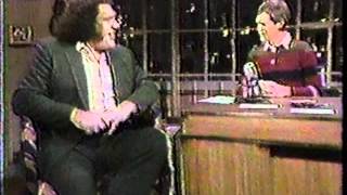 Andre the Giant on Letterman [upl. by Pennebaker272]