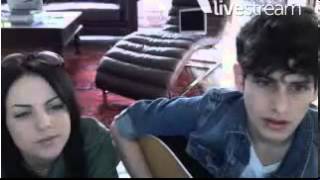 Liz Gillies And Matt Bennett LiveStream [upl. by Ailliw341]