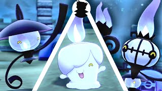 【Pokemon Camp】Litwick・Lampent・Chandelure＆ShinyCute [upl. by Ahselat347]