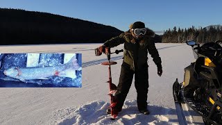 Ice Fishing In Northern Maine 2024 [upl. by Oiredised]