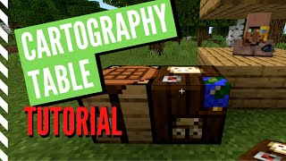 How To Use A CARTOGRAPHY TABLE In Minecraft Full Tutorial [upl. by Rosol216]