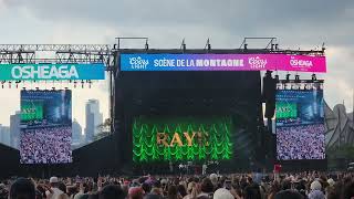 RAYE  Prada rock version Osheaga 2024 Montreal August 4 [upl. by Aimac]