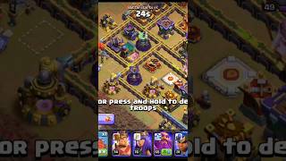 Archer attack  clash of clans  clashofclans gaming shortvideo subscribe youtubealternative [upl. by Nueovas933]