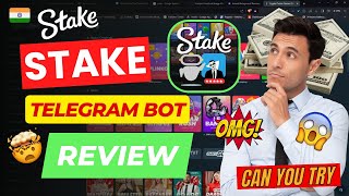 Stake telegram bot Review 🤷‍♂️ Stake mine predictor bot 😱 Stake hake bot free ⚠ Stake working bot [upl. by Parrott]