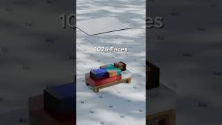 Tissu tombant sur Minecraft Steve3dart 3danimation clothsimulation minecraft [upl. by Analad38]