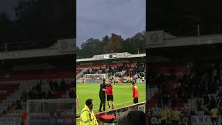 Guiseley fans at Stevenage vs Guiseley [upl. by Valina]