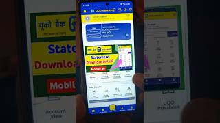 Uco ABnk Statement Kaise Nikale  Uco Bank Mpassbook Se Bank Statement Kaise Nikale [upl. by Nafri702]