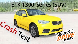 BeamNG  ETK 1300 Series Version 2 Crash Test [upl. by Akayas]