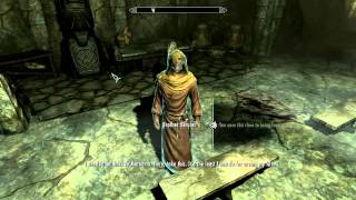 Skyrim  Saving priest Verulus The Taste Od Death [upl. by Lekim778]