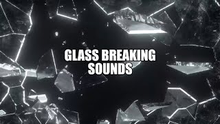 glass breaking sound effects  glass break sound effects  broken glass sound effects [upl. by Enyledam]