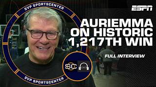 Geno Auriemma after breaking NCAA basketball record for most wins FULL INTERVIEW  SC with SVP [upl. by Solrac303]