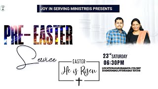 PREEASTER SERVICE live joyinservingministries livemessagelivestreamprayer [upl. by Ferren]