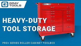 Gray Tools Pro Series Roller Cabinet Toolbox [upl. by Charlene]