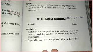 Nitricum Acidum  physical generals  pain in nitric acid [upl. by Calore]