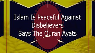 Crookedness In Quran Peace For Peaceful Disbelievers [upl. by Lalad]