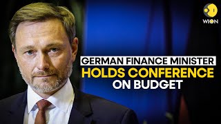 Germany LIVE German coalition set to pass 2025 budget  Fin Min Lindner holds conference  WION [upl. by Siva]