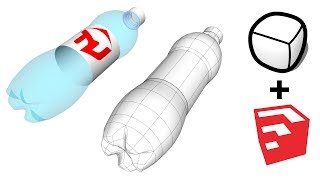 How to Model Bottle in SketchUp [upl. by Christenson]