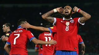 Chile 2  0 Brasil  Eliminatorias Rusia 2018  Claudio Palma [upl. by Aikenahs]