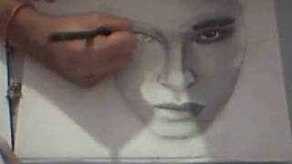 Speed Drawing  Bill Kaulitz from Tokio Hotel [upl. by Suoilenroc]