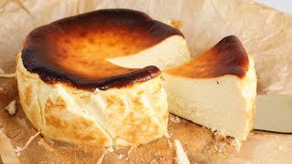 濃厚乳酪巴斯克乳酪蛋糕  Creamy amp Rich Yogurt Basque Burnt Cheesecake [upl. by Whitman]