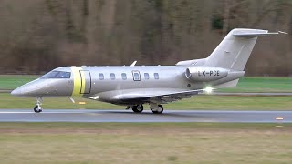 Pilatus PC24 Steep Takeoff from Bern Airport [upl. by Carry149]