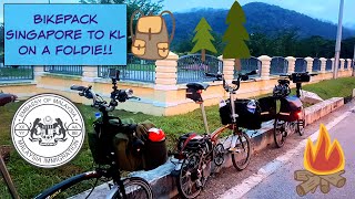 ENG SUBS Bikepacking Singapore to Kuala Lumpur Folding Bicycle Touring 2017 [upl. by Eenert]