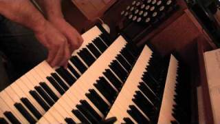 BACH JS Orgelbuchlein  Christ lag in Todesbanden BWV 625 Hauptwerk Orgue Trost [upl. by Hairahs]