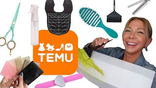 temu diy hair supplies  hair coloring tips amp tricks [upl. by Eelirol]