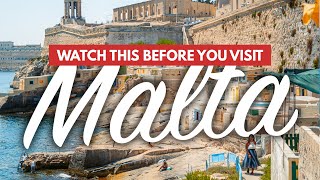 MALTA TRAVEL TIPS FOR FIRST TIMERS  20 MustKnows Before Visiting Malta  What NOT to Do [upl. by Clauddetta]