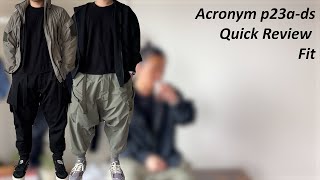 Acronym p23aDS Quick Review and Fits [upl. by Esli]