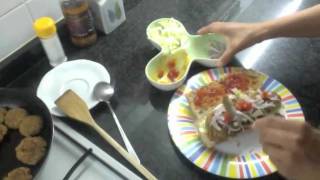 How to make Falafel Sandwich  Recipe Vegetarian [upl. by Aiekram761]