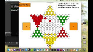 Python Chinese Checkers showcase Nov 25 2023 build [upl. by Ahsaten]