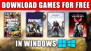 How to Download Games in PcLaptop 2024  Play Games For Free💯  Install Games in Windows🎮💻 [upl. by Aivekal883]