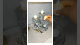 DIY velas decorativas con frascos de cristal IDEAS para navidad diy navidad decoration [upl. by Ydur]