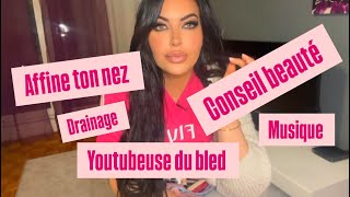 Conseils beauté  Réduire les rides  Affine ton nez  Draine ton visage [upl. by Nnylrac]