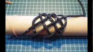 How To Tie a Paracord Knot 5L4B7L6B9L8B Turks Head Knot [upl. by Erek916]