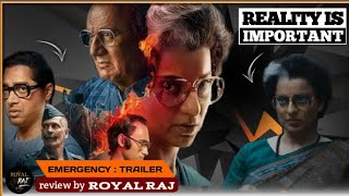 Emergency Trailer Review  ROYAL RAJ  Kangana Ranaut Shreyash Talpade Anupam Kher [upl. by Grant]