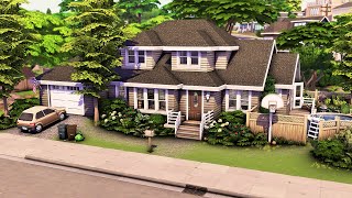 Nostalgic Family Home  The Sims 4 Speed Build [upl. by Eahsram470]