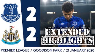 EXTENDED HIGHLIGHTS EVERTON 22 NEWCASTLE UNITED [upl. by Jaan]